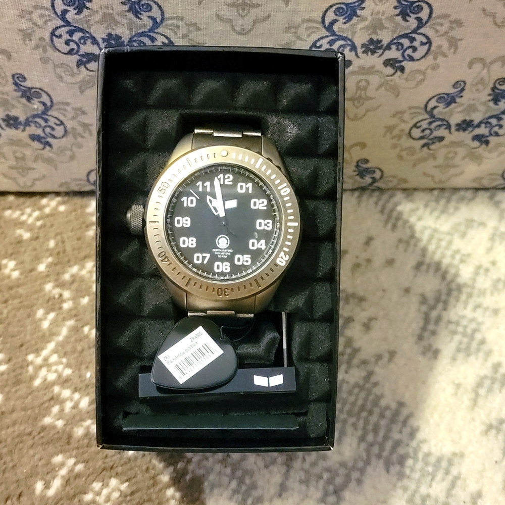 Mens Watch Vestal Antique Gold